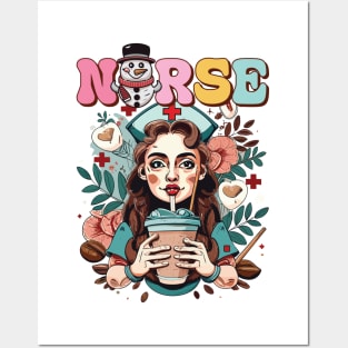 Nurse Christmas Posters and Art